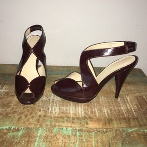 "Halter peep-toe" heels by Colin Stewart